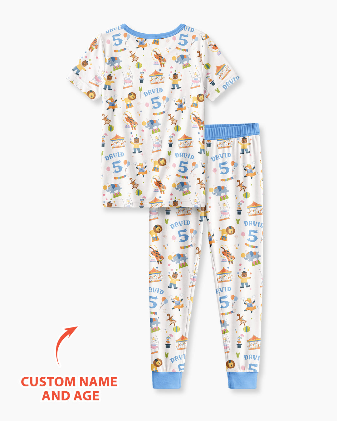 Zweiteiliges, kurzärmliges Pyjama-Set mit Marienkäfern