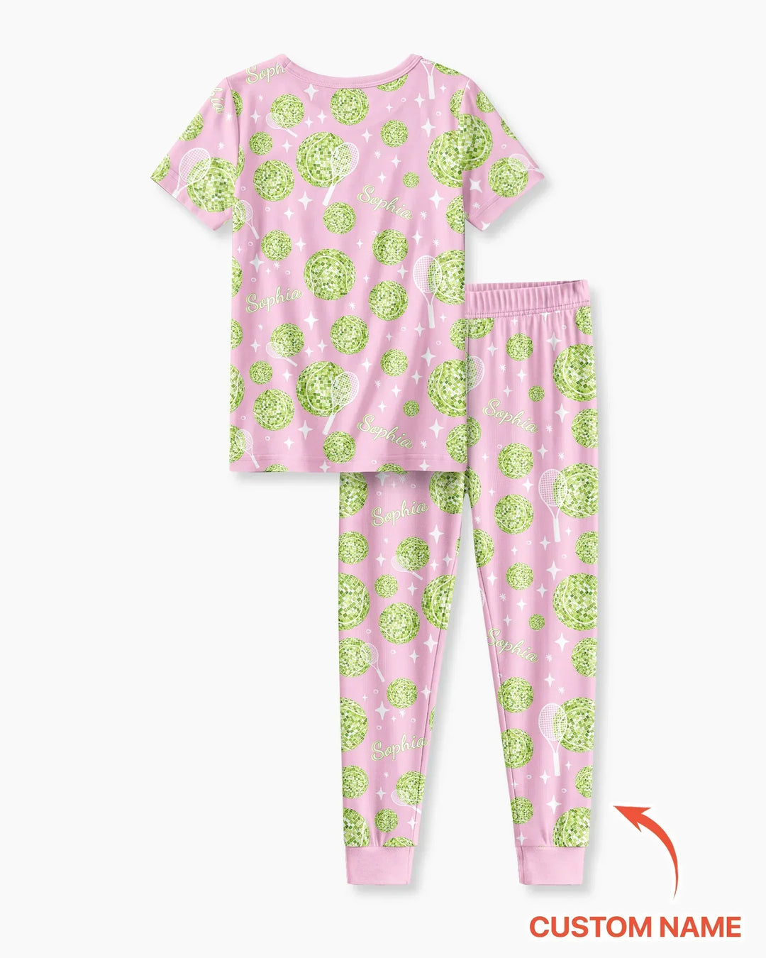 Zweiteiliges, kurzärmliges Pyjama-Set mit Marienkäfern