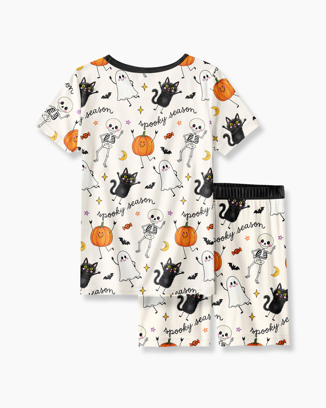 Schlafanzug-Set zweiteilig, kurze Ärmel, kurze Hose, Bambus