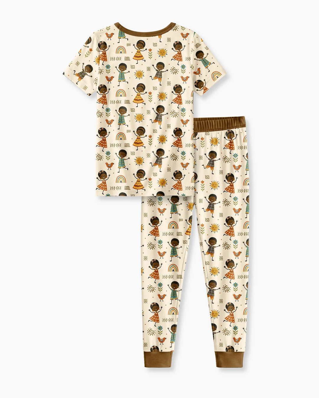 Zweiteiliges, kurzärmliges Pyjama-Set mit Marienkäfern