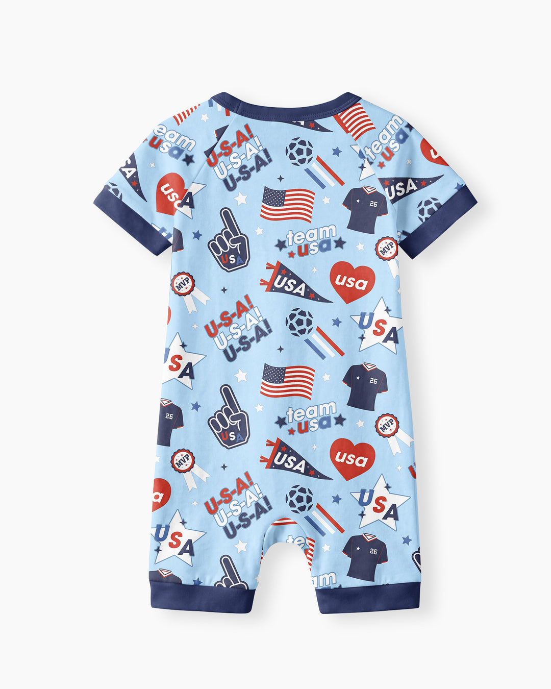 Soccer Party Team USA Bamboo Shorty Zippy