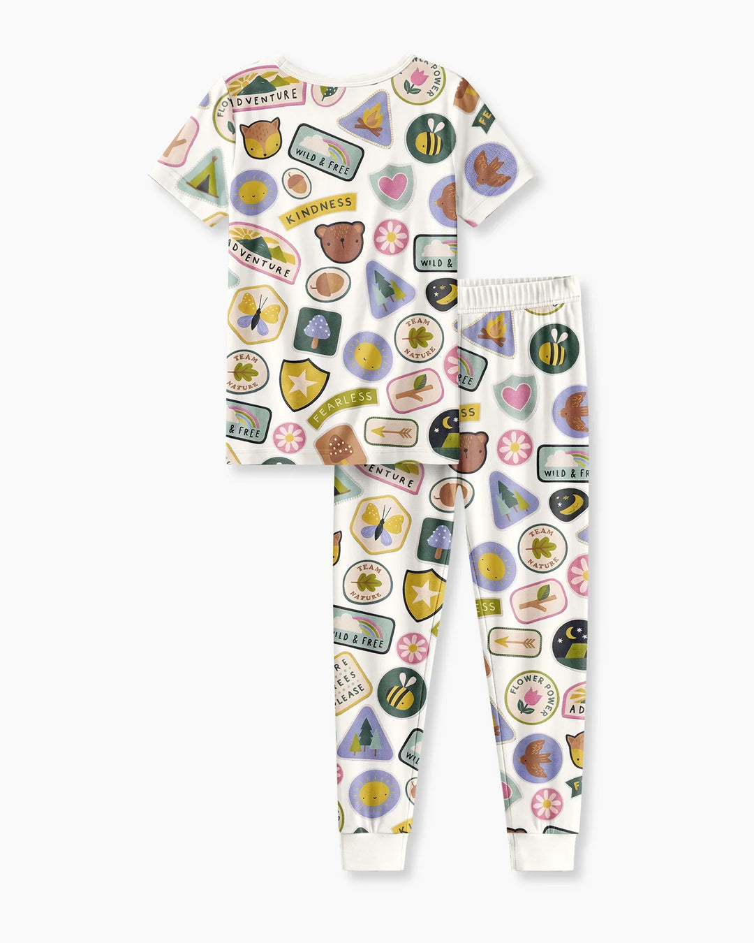 Zweiteiliges, kurzärmliges Pyjama-Set mit Marienkäfern