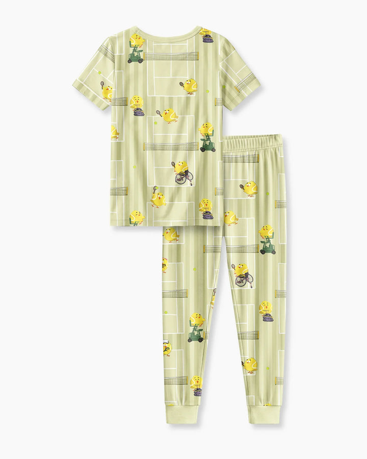 Zweiteiliges, kurzärmliges Pyjama-Set mit Marienkäfern