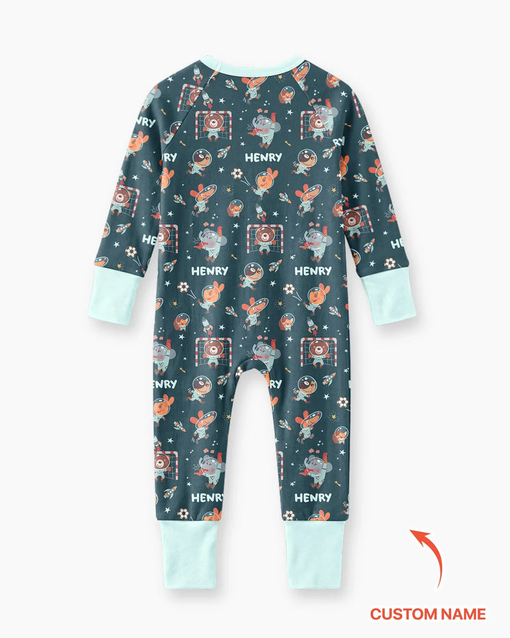 Gerippte Babykleidung mit individuellem Foto - Weich &amp; Skizzenhaft