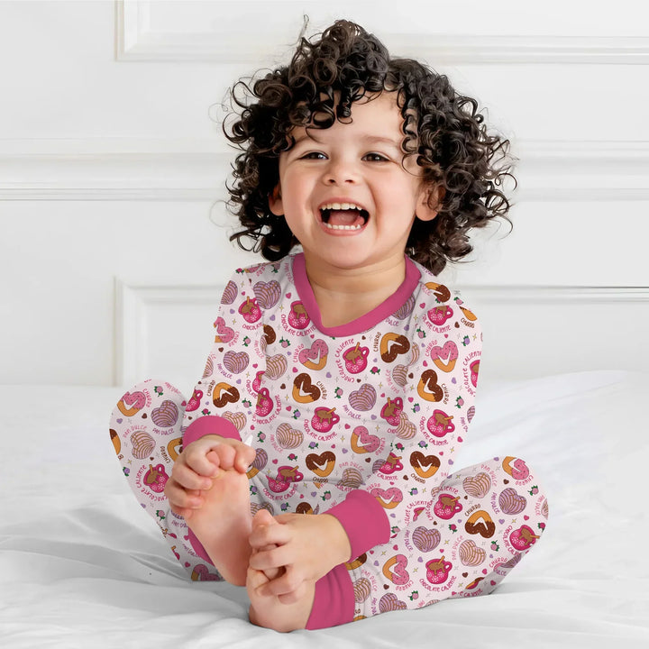 Te quiero un churro Bamboo Two Piece Long Sleeve Pajama Set