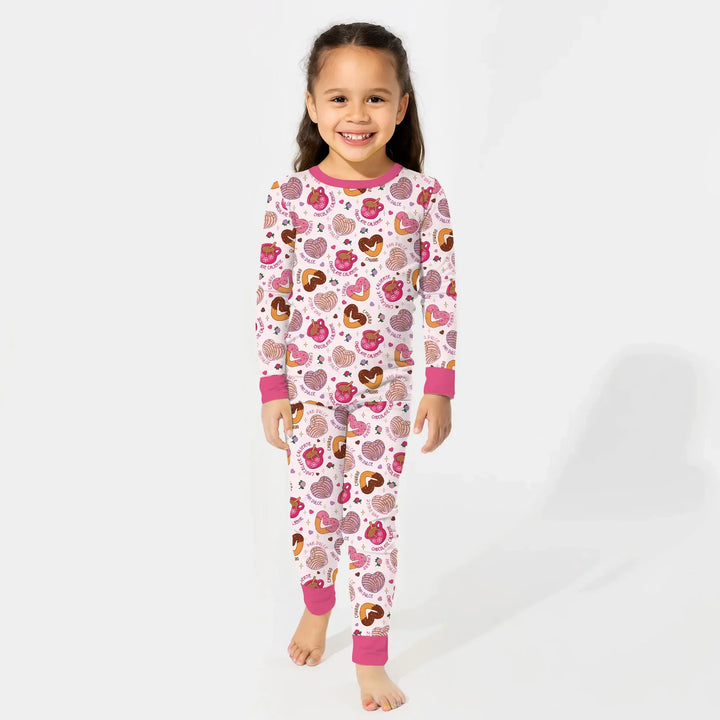Te quiero un churro Bamboo Two Piece Long Sleeve Pajama Set