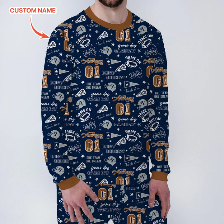 Vorlage Benutzerdefiniertes Herren-Pyjama-Set