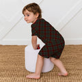 Template Zweiteiliges Pyjama-Set mit kurzen Ärmeln und Shorts