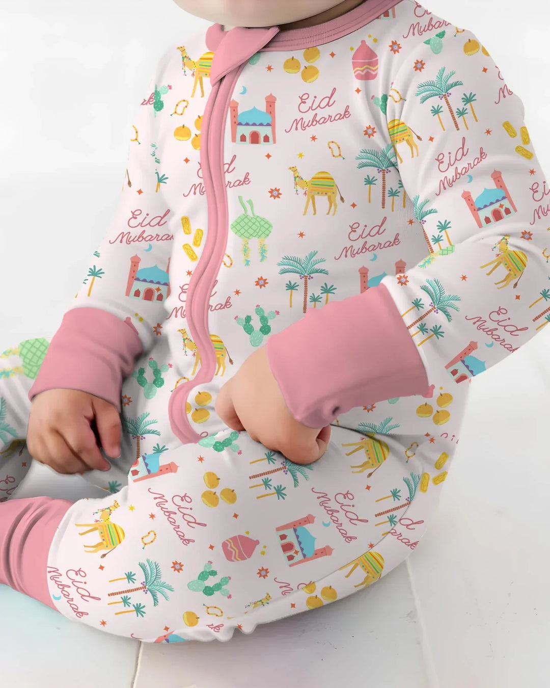 Gerippte Babykleidung mit individuellem Foto - Weich &amp; Skizzenhaft