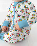 Gerippte Babykleidung mit individuellem Foto - Weich &amp; Skizzenhaft