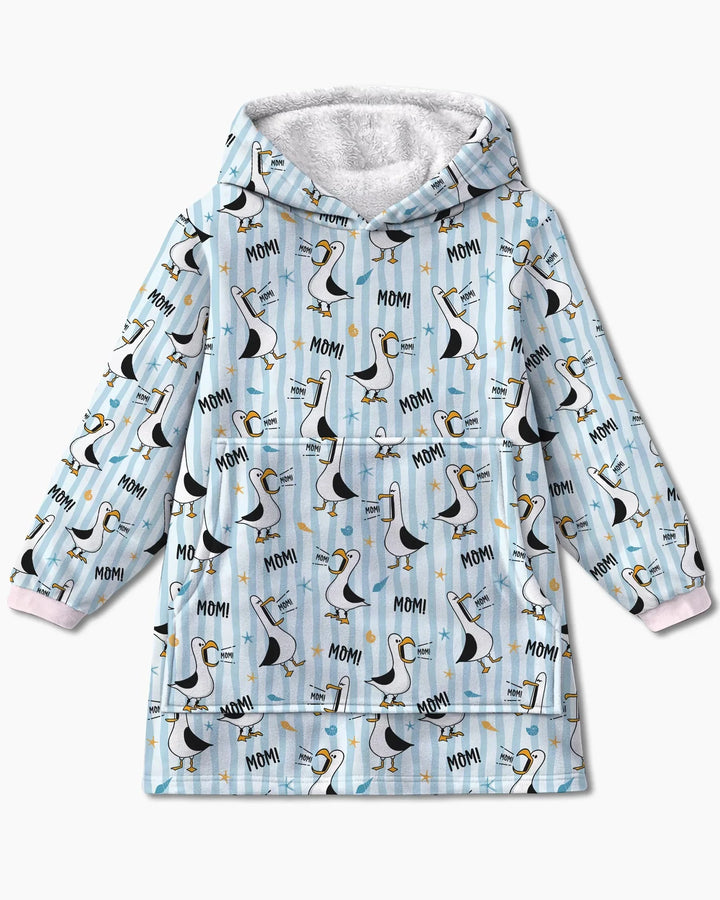 Möwen-Mama Mama MAMA Tragbarer Bambus-Deckenpullover