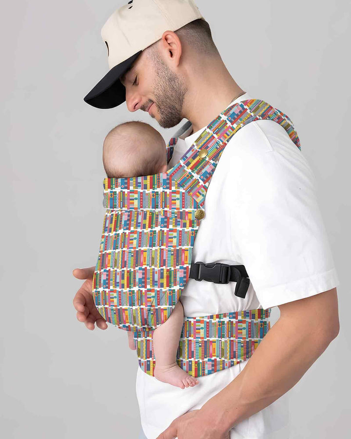 Rainbow Bookshelf Baby Carrier