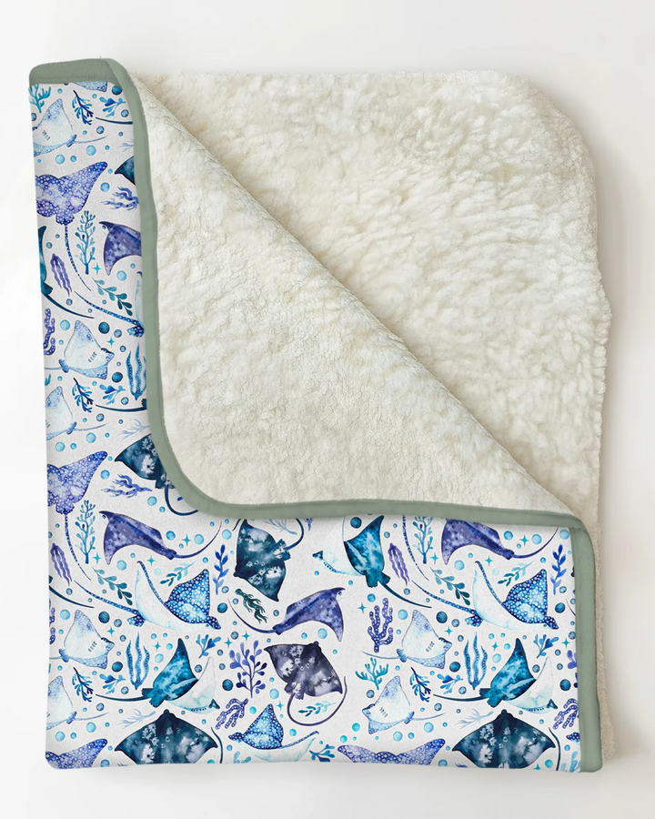 Ocean Dreams Drift Bamboo Blanket