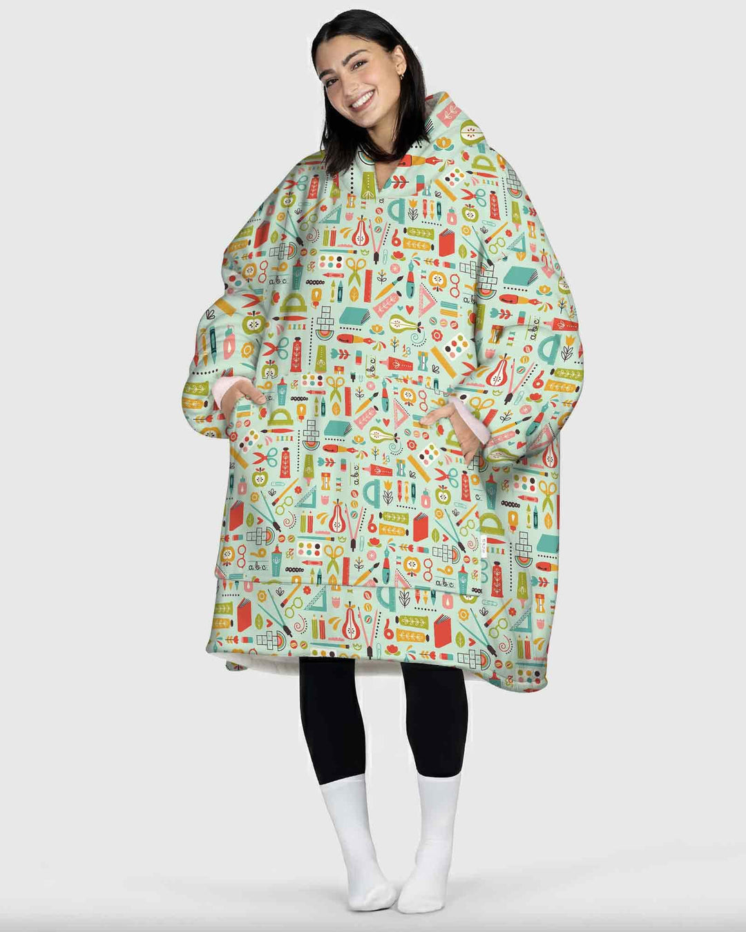 Benutzerdefinierter Bambus-Deckenhoodie (Vorlage)