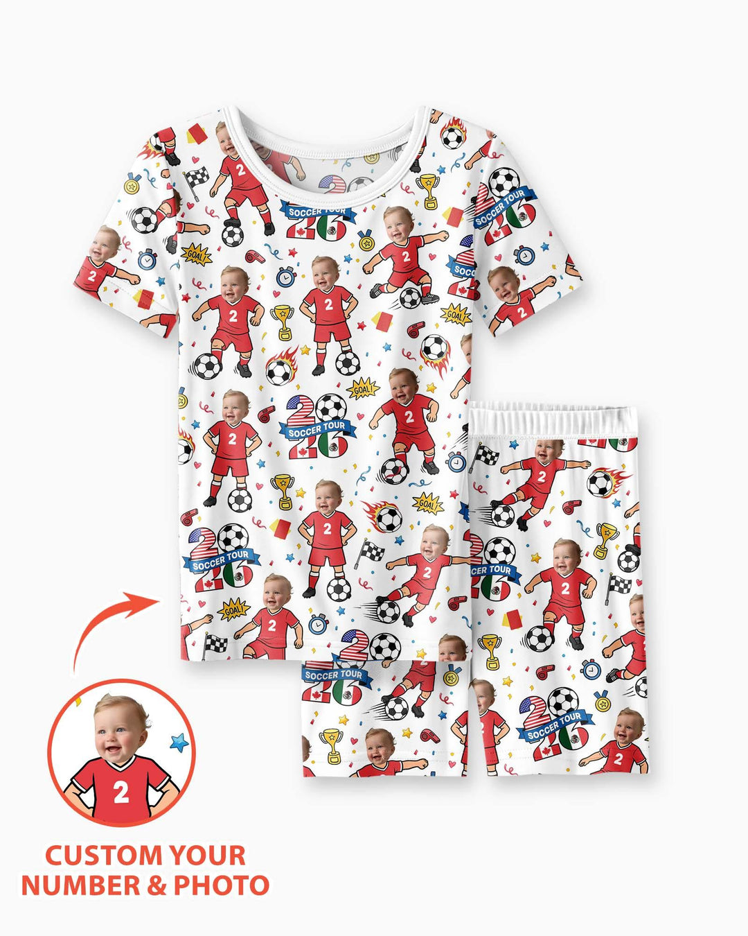 Schlafanzug-Set zweiteilig, kurze Ärmel, kurze Hose, Bambus