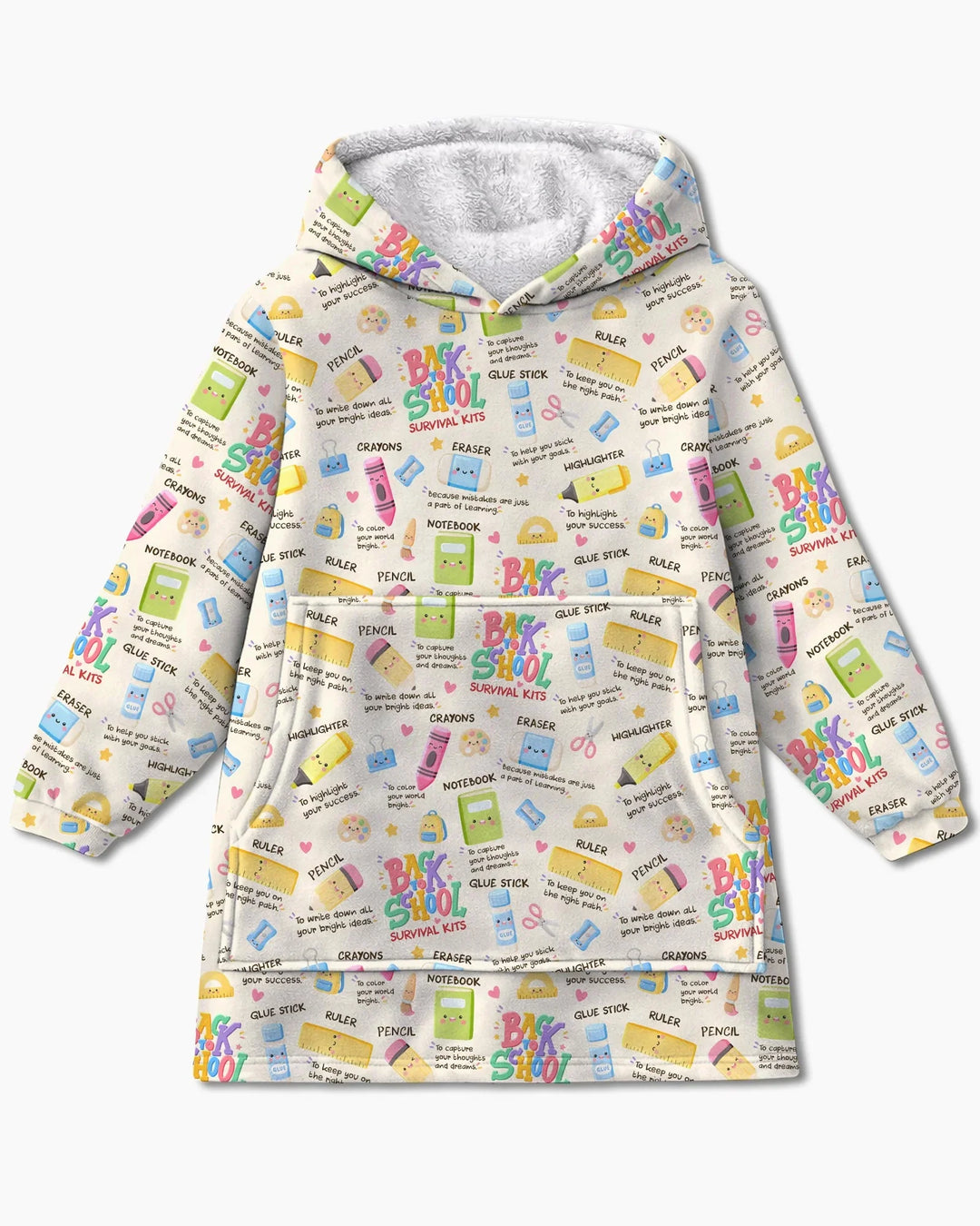 Benutzerdefinierter Bambus-Deckenhoodie (Vorlage)