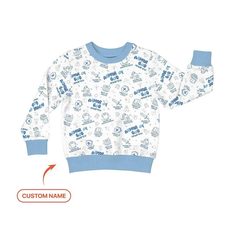 Armor of God Personalisierbares Bambus-Rundhals-Sweatshirt