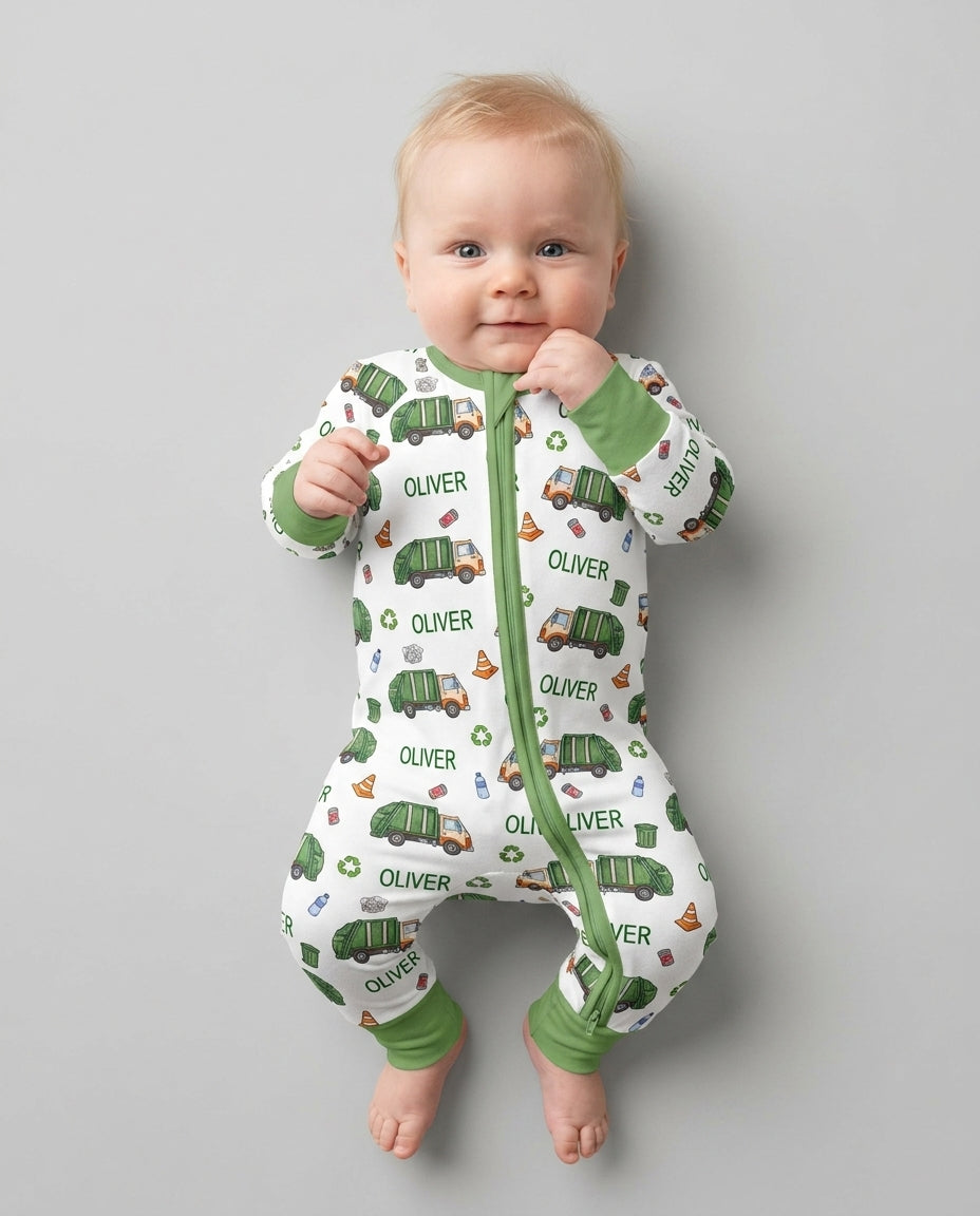 Gerippte Babykleidung mit individuellem Foto - Weich &amp; Skizzenhaft