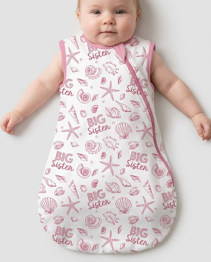 Coquette Seashell Matching Sibling Bamboo Sleep Bag
