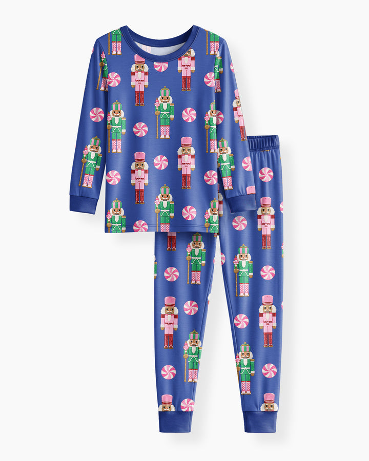 Pink Nutcracker Dreams Bamboo Two Piece Long Sleeve Pajama Set