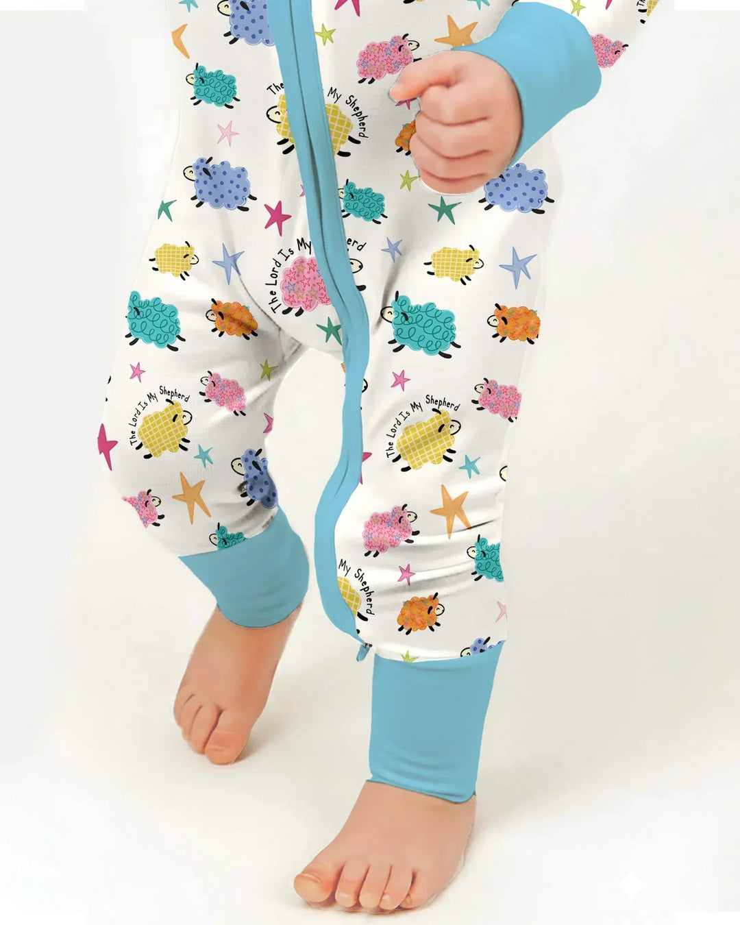 Gerippte Babykleidung mit individuellem Foto - Weich &amp; Skizzenhaft