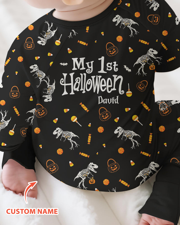 My First Halloween Dinosaur  Bamboo Convertible Zippy