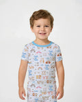 Two By Two Bamboo Two Piece Short Sleeve Pajama Set