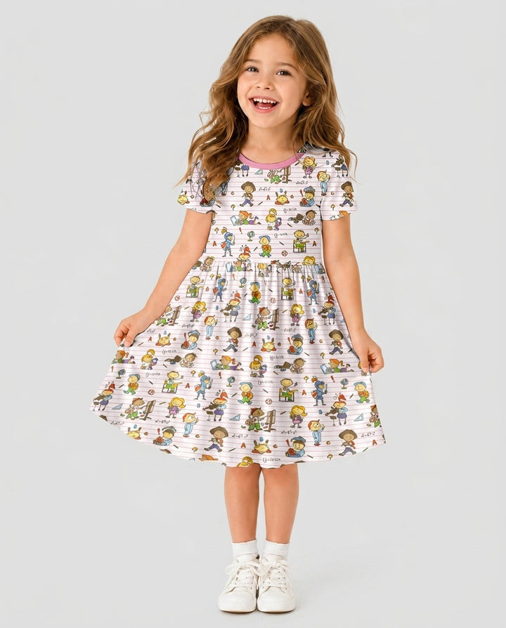Vorlage Bambus Twirl Kleid