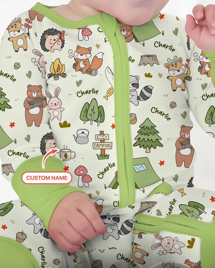 Gerippte Babykleidung mit individuellem Foto - Weich &amp; Skizzenhaft