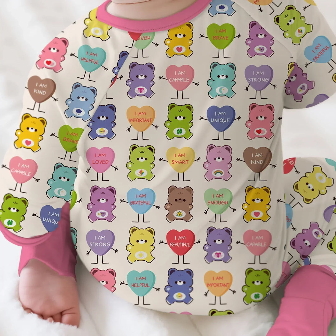 Gerippte Babykleidung mit individuellem Foto - Weich &amp; Skizzenhaft