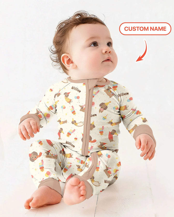 Gerippte Babykleidung mit individuellem Foto - Weich &amp; Skizzenhaft