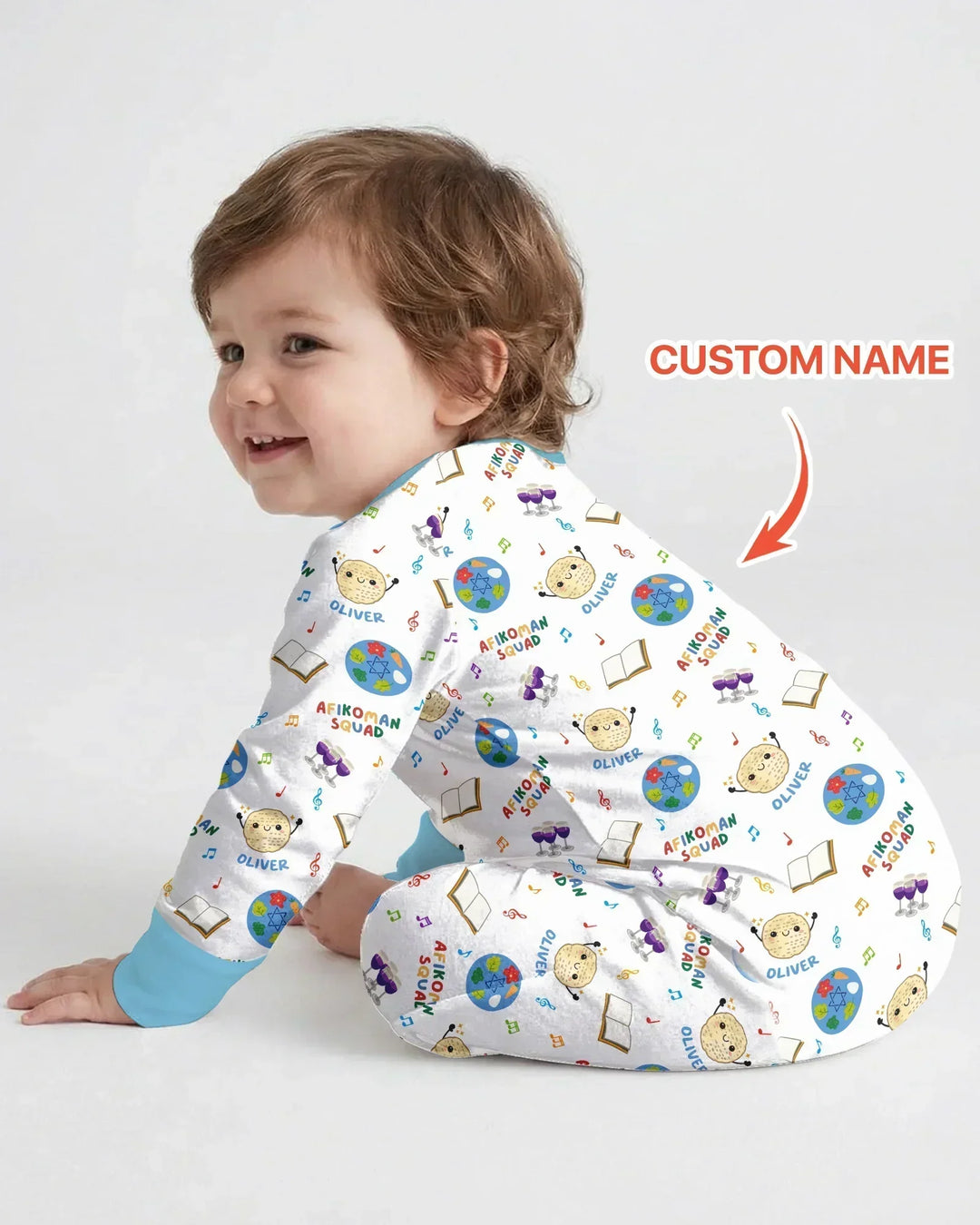 Custom Name Passover Afikoman Squad Bamboo Convertible Zippy