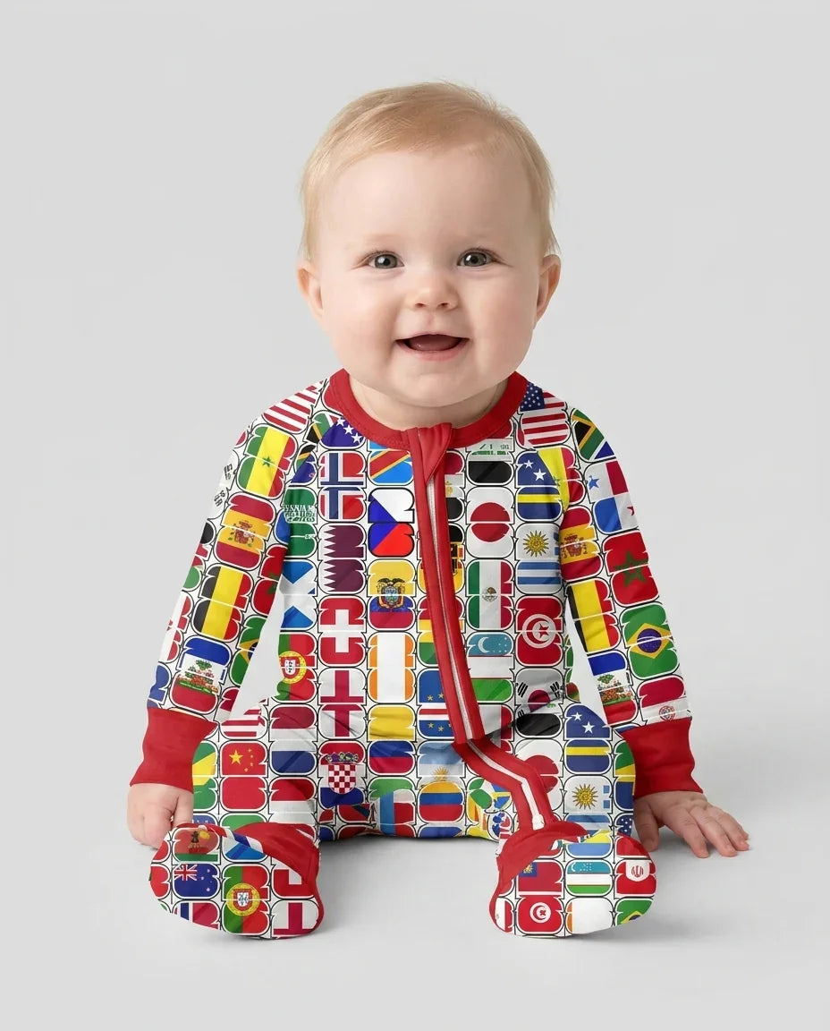 Gerippte Babykleidung mit individuellem Foto - Weich &amp; Skizzenhaft