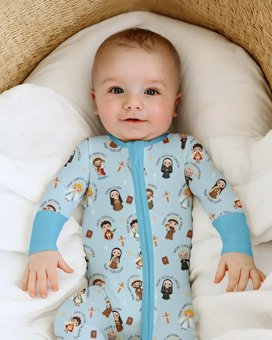 Gerippte Babykleidung mit individuellem Foto - Weich &amp; Skizzenhaft
