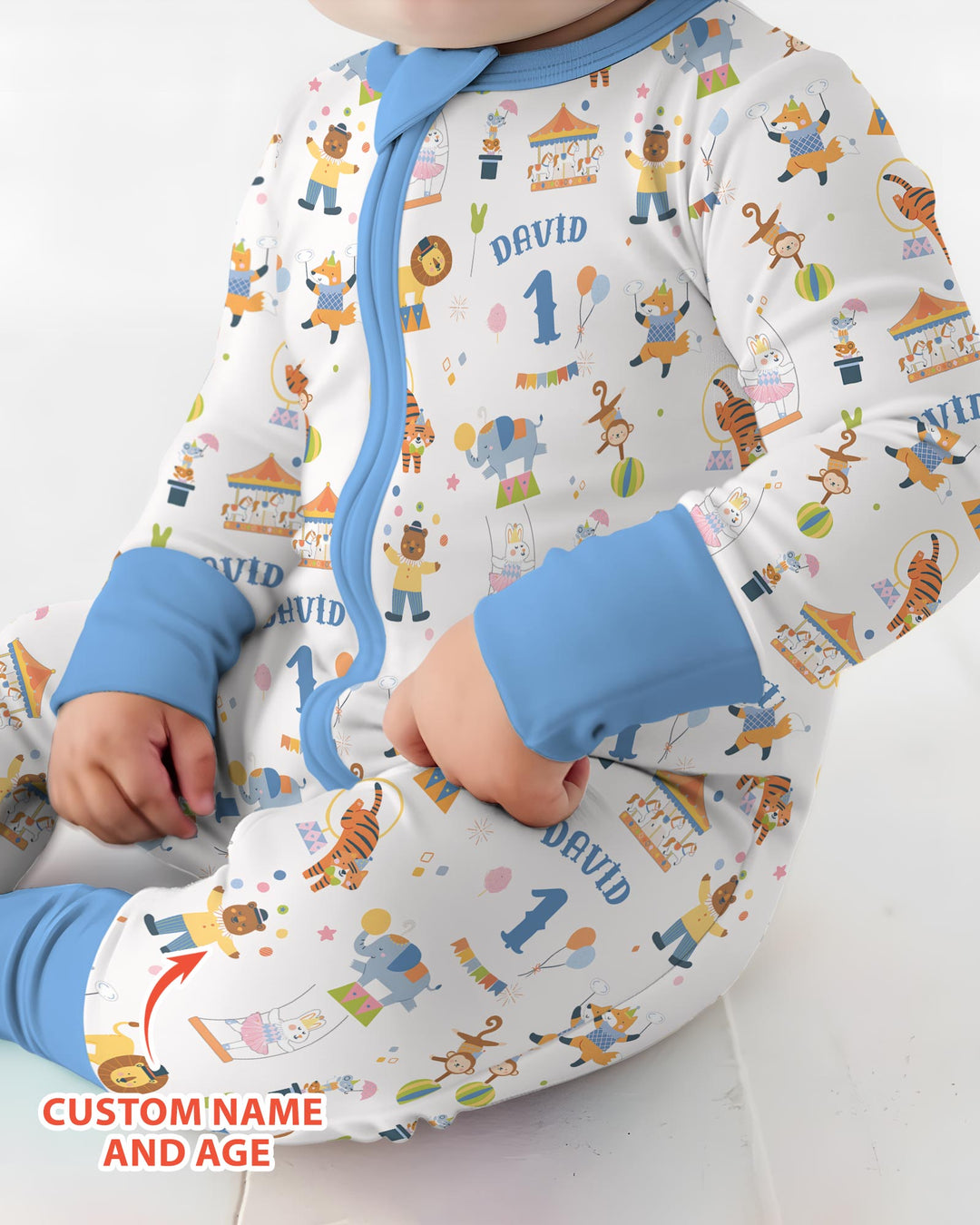 Gerippte Babykleidung mit individuellem Foto - Weich &amp; Skizzenhaft