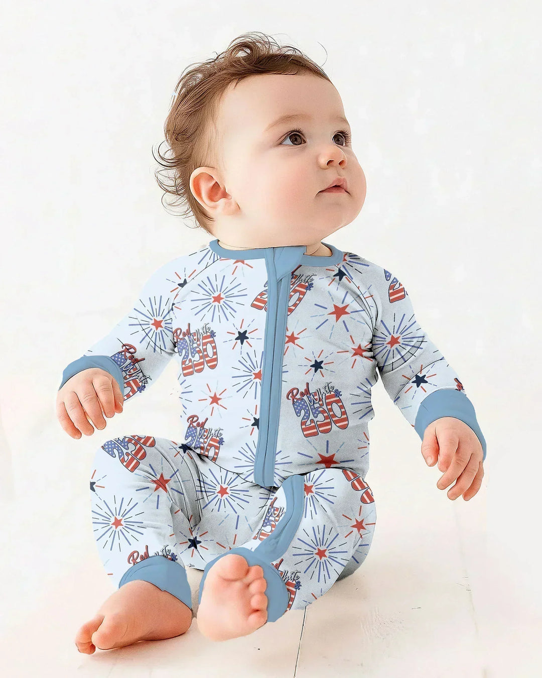 Gerippte Babykleidung mit individuellem Foto - Weich &amp; Skizzenhaft