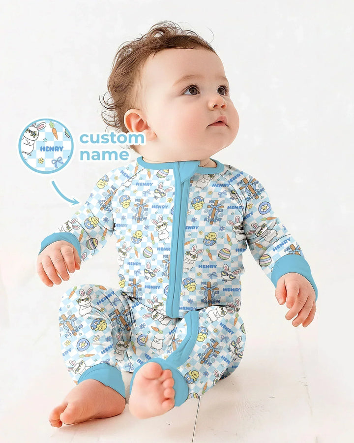 Gerippte Babykleidung mit individuellem Foto - Weich &amp; Skizzenhaft