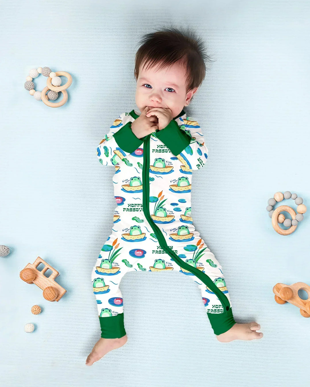 Hoppy Passover Family Matching Bamboo Convertible Zippy