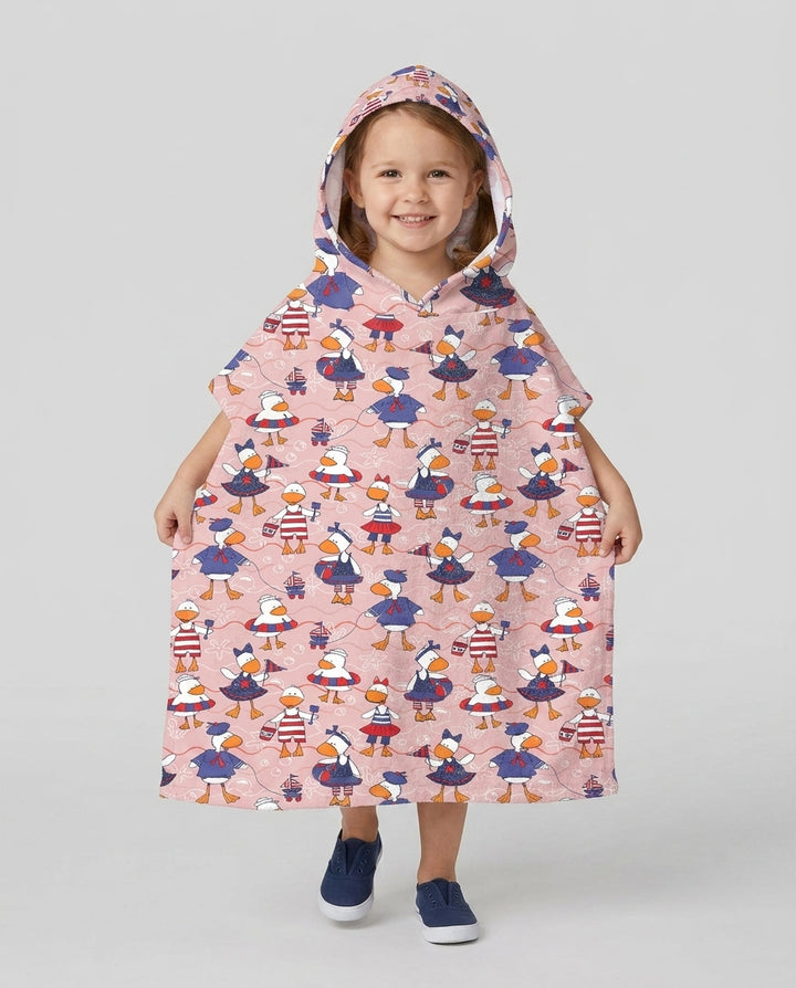 Vorlage Bade-Poncho Bambus