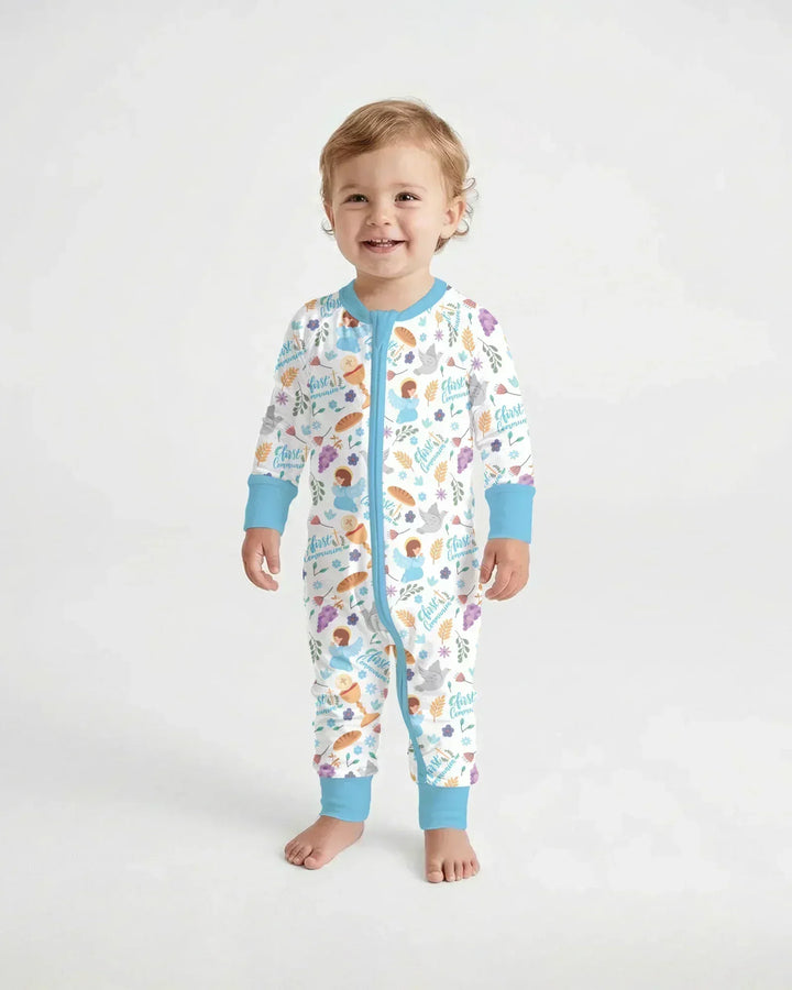 Gerippte Babykleidung mit individuellem Foto - Weich &amp; Skizzenhaft