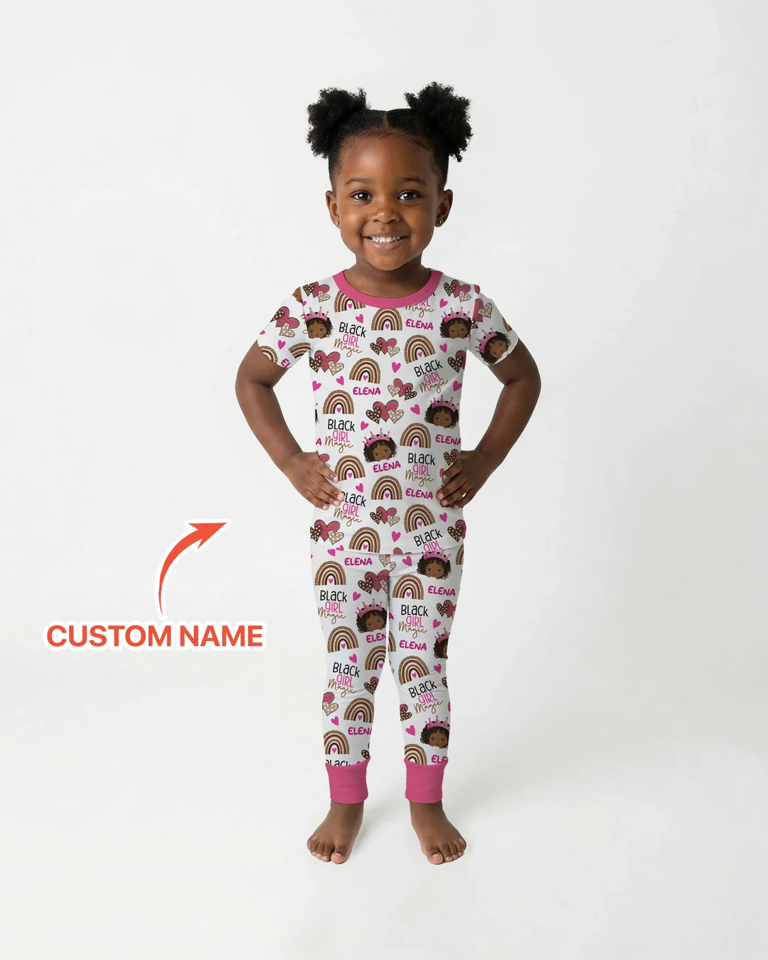 Zweiteiliges, kurzärmliges Pyjama-Set mit Marienkäfern