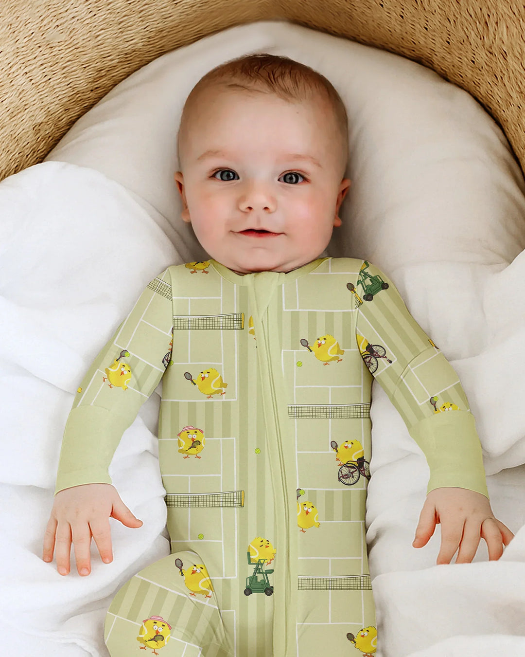 Gerippte Babykleidung mit individuellem Foto - Weich &amp; Skizzenhaft