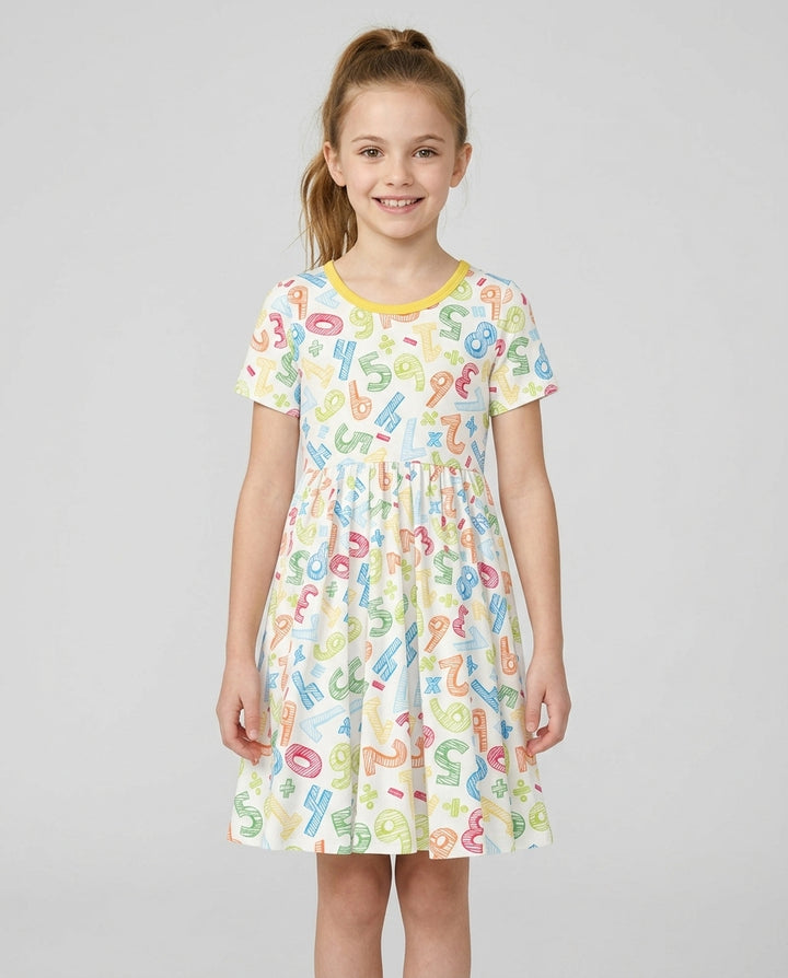Math Doodles Bamboo Twirl Dress