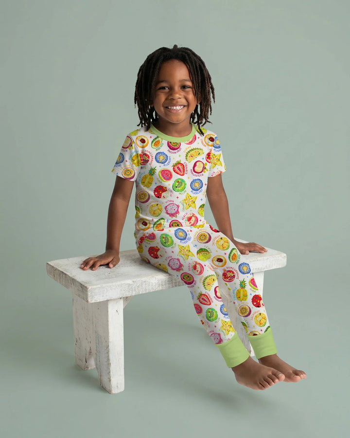 Juicy World Bamboo Two Piece Short Sleeve Pajama Set