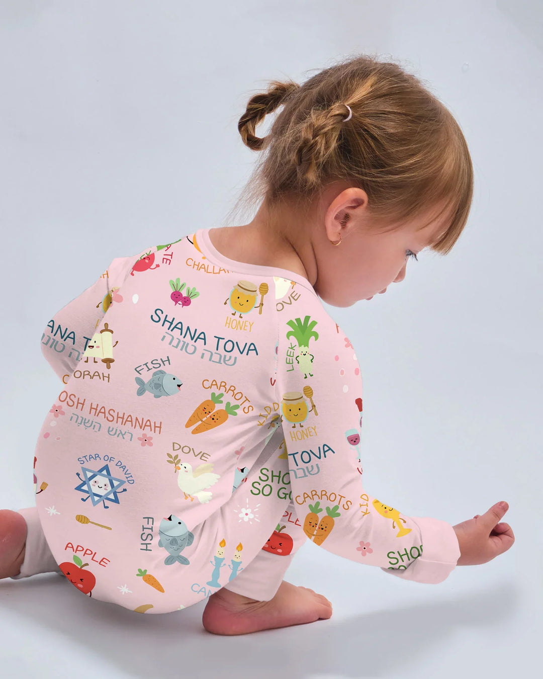 Gerippte Babykleidung mit individuellem Foto - Weich &amp; Skizzenhaft