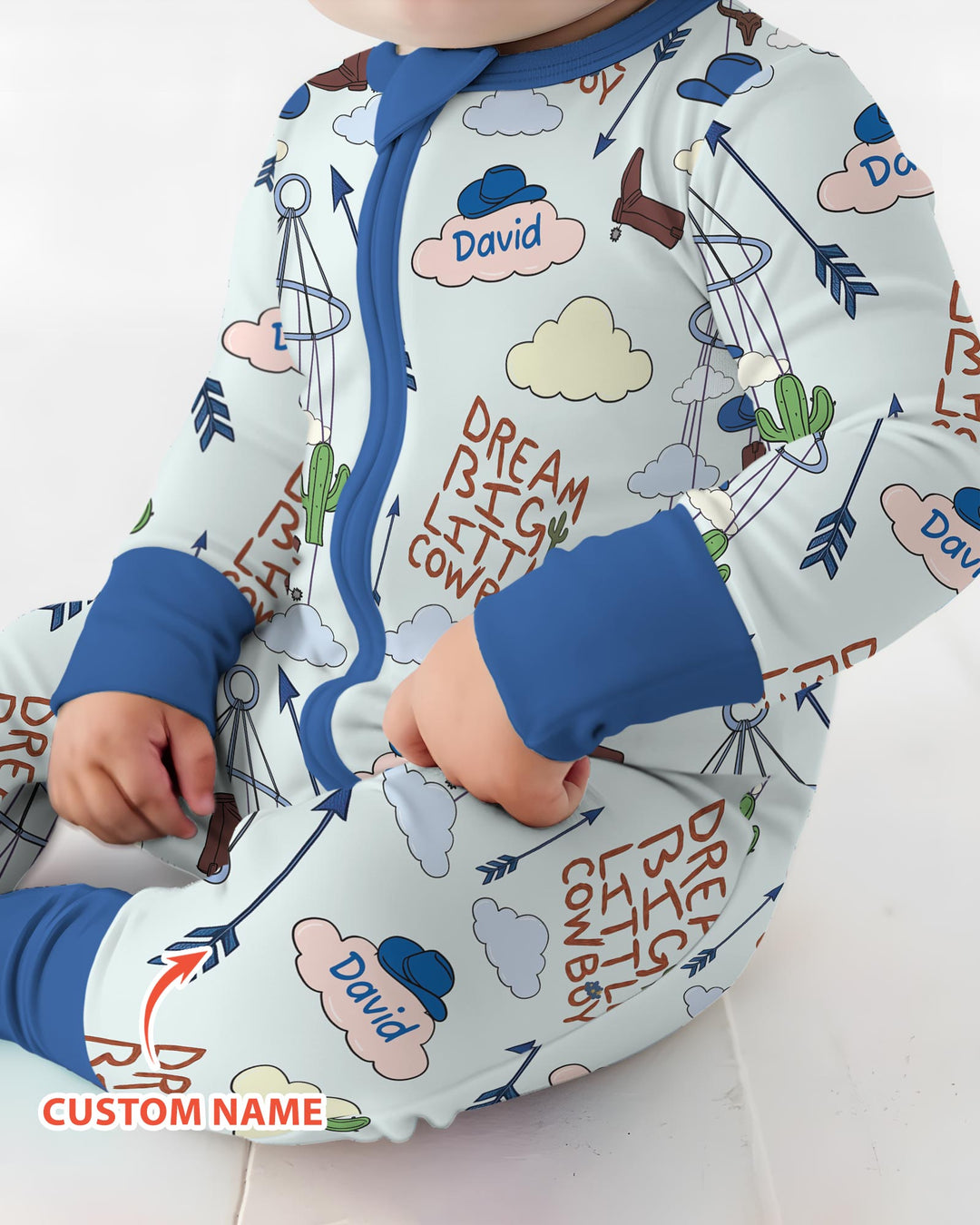 Gerippte Babykleidung mit individuellem Foto - Weich &amp; Skizzenhaft