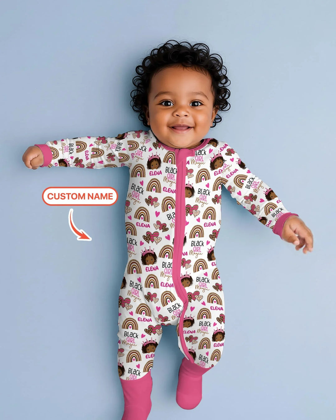 Gerippte Babykleidung mit individuellem Foto - Weich &amp; Skizzenhaft