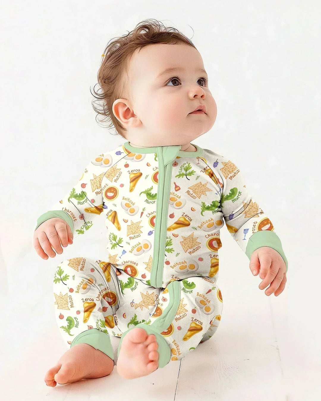 Happy Passover Family Matching Bamboo Convertible Zippy