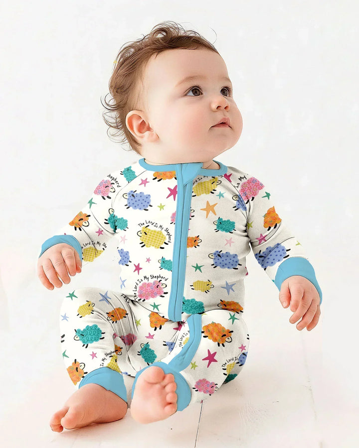 Gerippte Babykleidung mit individuellem Foto - Weich &amp; Skizzenhaft