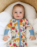 Gerippte Babykleidung mit individuellem Foto - Weich &amp; Skizzenhaft